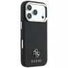 Custodia MagSafe Guess Saffiano Small 4G & Classic Logo per Apple iPhone 17 Pro Max / 18 Pro Max - nero