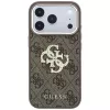 Cover posteriore GUESS 4G & Big Strass Logo per Apple iPhone 17 Pro Max / 18 Pro Max - Marrone