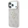 Custodia Guess 4G Big Strass Logo per iPhone 17 Pro / 18 Pro - rosa