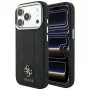 Custodia MagSafe Guess Stripe Peony 4G Logo per Apple iPhone 18 Pro / 17 Pro - nero