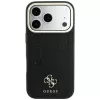 Custodia MagSafe Guess Stripe Peony 4G Logo per Apple iPhone 18 Pro / 17 Pro - nero