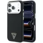 Custodia MagSafe Guess Kevlar Triangle Logo per iPhone 17 Pro / 18 Pro - nero