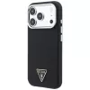 Custodia MagSafe Guess Kevlar Triangle Logo per iPhone 17 Pro / 18 Pro - nero