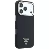 Custodia MagSafe Guess Kevlar Triangle Logo per iPhone 17 Pro / 18 Pro - nero