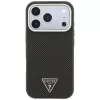 Custodia MagSafe GUESS Kevlar Triangle Logo per iPhone 17 Pro / 18 Pro - marrone