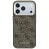 Custodia Guess 4G & Big Resin Logo per iPhone 17 Pro Max / 18 Pro Max - marrone