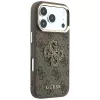 Custodia Guess 4G & Big Resin Logo per iPhone 17 Pro Max / 18 Pro Max - marrone