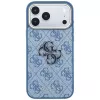 Custodia Guess 4G & Big Resin Logo per iPhone 17 Pro / 18 Pro - azzurro