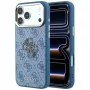 Custodia GUESS 4G & Big Resin Logo per iPhone 17 Pro Max / 18 Pro Max - azzurro