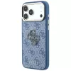 Custodia GUESS 4G & Big Resin Logo per iPhone 17 Pro Max / 18 Pro Max - azzurro
