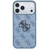 Custodia GUESS 4G & Big Resin Logo per iPhone 17 Pro Max / 18 Pro Max - azzurro