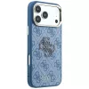 Custodia GUESS 4G & Big Resin Logo per iPhone 17 Pro Max / 18 Pro Max - azzurro