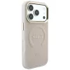 Custodia MagSafe GUESS Saffiano Peony & Ring per iPhone 18 Pro Max / 17 Pro Max - rosa