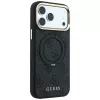 Guess Ring Stand 360 4G Classic Logo custodia MagSafe per iPhone 18 Pro / 17 Pro, nero