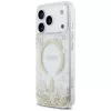 Guess Resin Bottom Glitter custodia MagSafe per iPhone 18 Pro / 17 Pro, oro