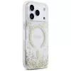 Guess Resin Bottom Glitter custodia MagSafe per iPhone 18 Pro / 17 Pro, oro