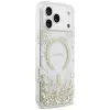 Guess Resin Bottom Glitter custodia MagSafe per iPhone 18 Pro Max / 17 Pro Max, oro