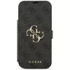 Guess Book 4G Metal Logo custodia per iPhone 18 Pro Max / 17 Pro Max, nero