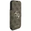Guess Book 4G Metal Logo custodia per Apple iPhone 18 Pro / 17 Pro – marrone