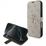 Guess Book 4G Metal Logo custodia a libro per iPhone 16 Pro / 17 Pro - rosa