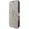 Guess Book 4G Metal Logo custodia a libro per iPhone 16 Pro / 17 Pro - rosa