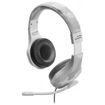 Speedlink Raidor cuffie con microfono per PS4, colore bianco (SL-450303-WE)
