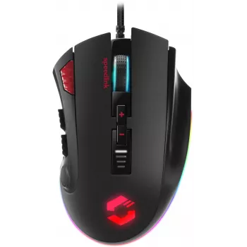 Speedlink Tarios mouse gaming USB cablato, RGB, 24000 DPI (SL-680012-BK)