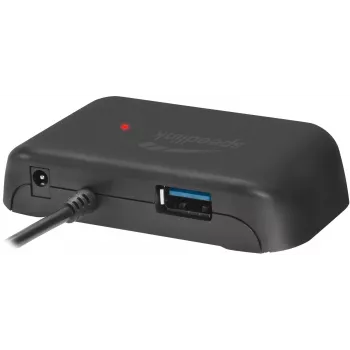 Hub da USB-C a 4 porte USB 3.0 Speedlink Snappy Evo (SL-140202-BK)