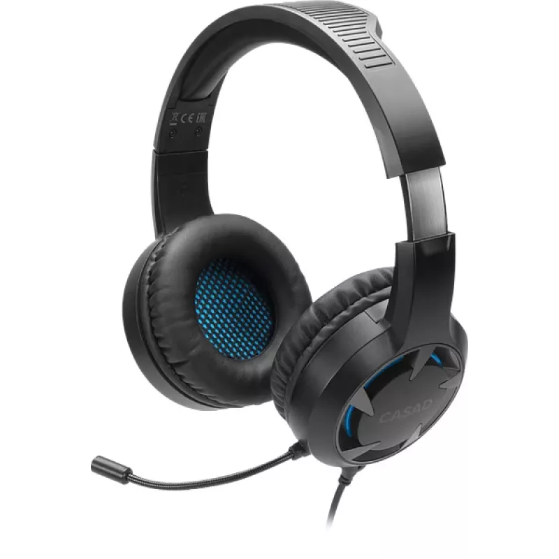 SPEEDLINK SL-450305-BK headset gaming on-ear con microfono con cancellazione del rumore, USB-A, driver 30mm, cavo 1,8m, nero