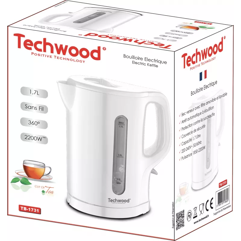 Techwood TB-1731 bollitore da 1.7 L (TB-1731)