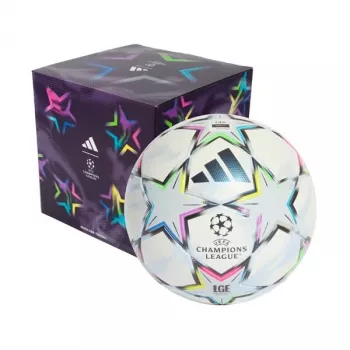 adidas UCL League 26/27 League Stage Box pallone da calcio taglia 5 bianco blu rosa verde KE9771