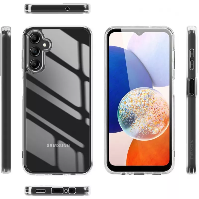 NEVOX StyleShell SHOCKFlex Custodia protettiva per Samsung Galaxy A27 5G, trasparente