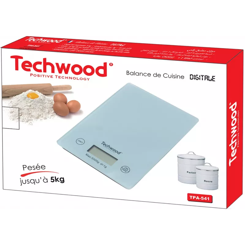 Techwood TPA-541 bilancia da cucina digitale (TPA-541)
