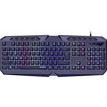 Speedlink Ludicium RGB Rainbow tastiera, layout US (SL-670004-BK-US)
