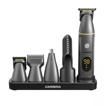 Carrera 34648 set per la cura - multi-groomer per barba, capelli, corpo, naso e orecchie
