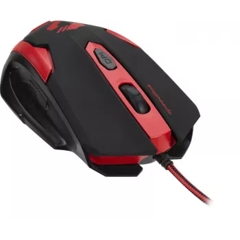 Speedlink Xito mouse gaming cablato, 5 pulsanti, 3200 DPI (SL-680009-BKRD)