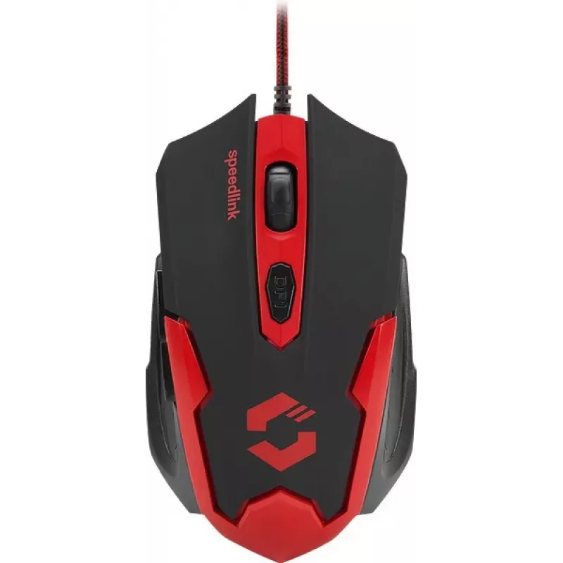 Speedlink Xito mouse da gaming cablato, 5 tasti, 3200 DPI (SL-680009-BKRD)