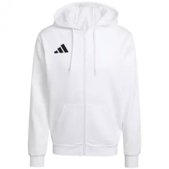 adidas Entrada 26 felpa con cappuccio full-zip uomo bianco KF5943 XL