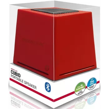 Speedlink Cubid BT speaker, colore rosso (SL-8904-RD)