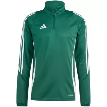 adidas Tiro 24 maglia da allenamento felpa verde-bianco IS1040 S