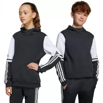 adidas Squadra 25 felpa con cappuccio bambino nero JE2768 140cm