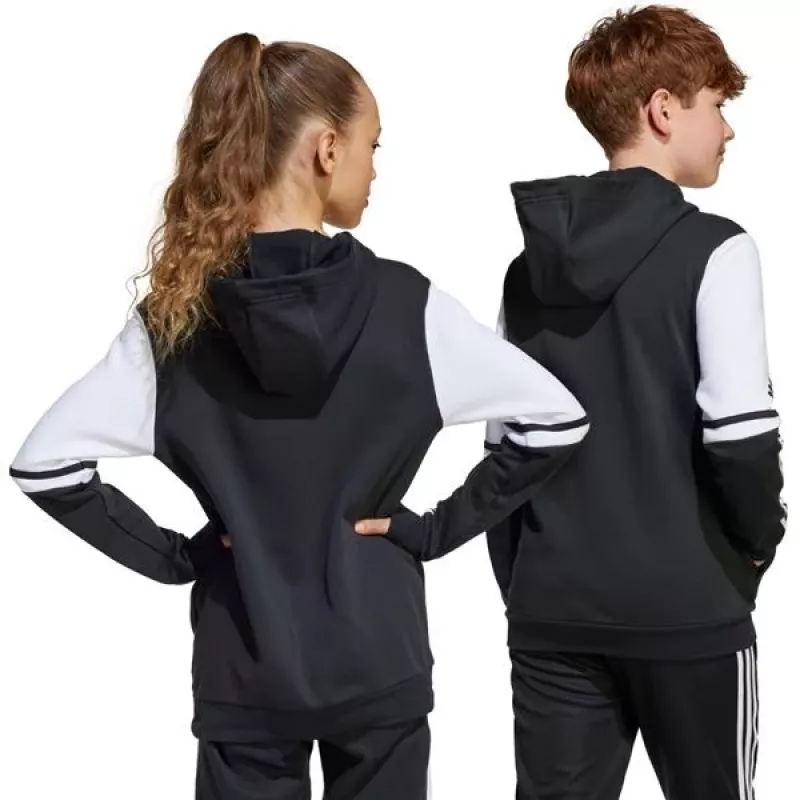 adidas Squadra 25 felpa con cappuccio bambino nero JE2768 140cm