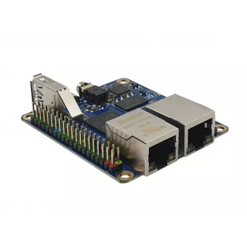 ALLNET Rock Pi E D8P scheda dual ethernet RK3328 1GB RAM senza Wi-Fi/BT PoE