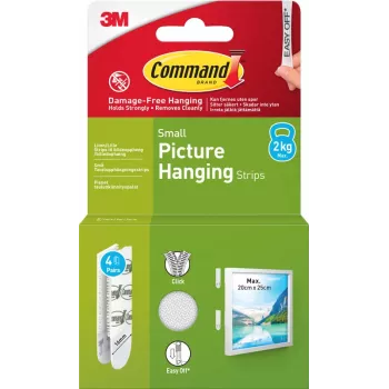 3M strisce adesive Command piccole, 4 pz., bianche (7100337181)