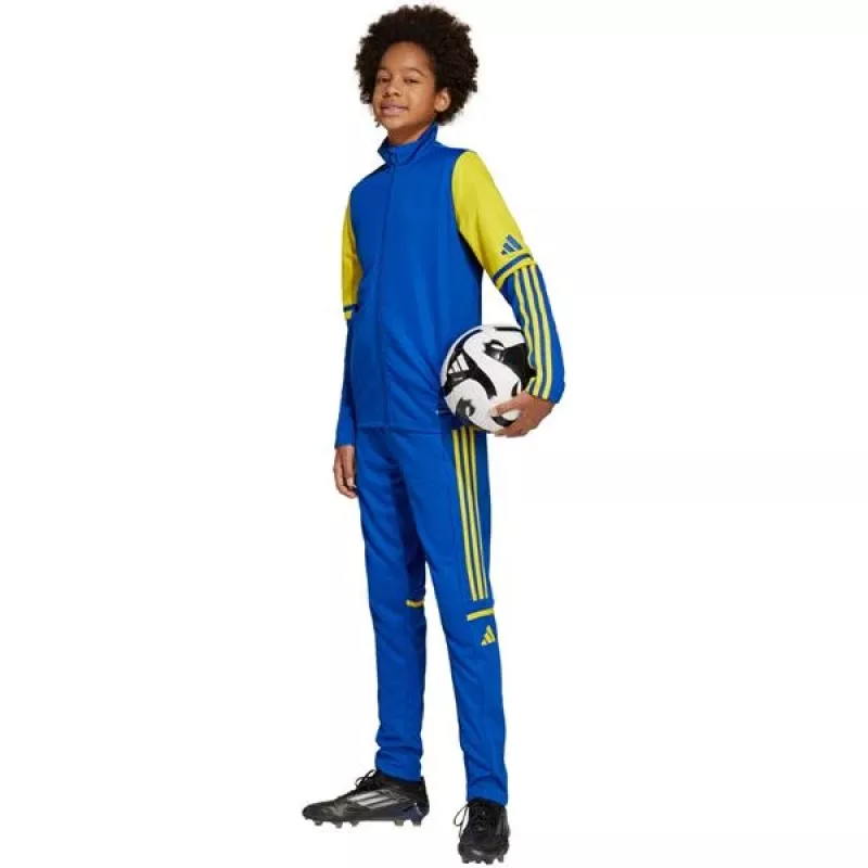 adidas Squadra 25 pantaloni allenamento bambino - blu/giallo - taglia 152 cm (JP3154)