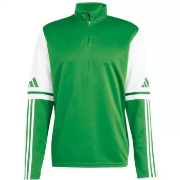 adidas Squadra 25 maglia allenamento uomo manica lunga Team Green/bianco (L)