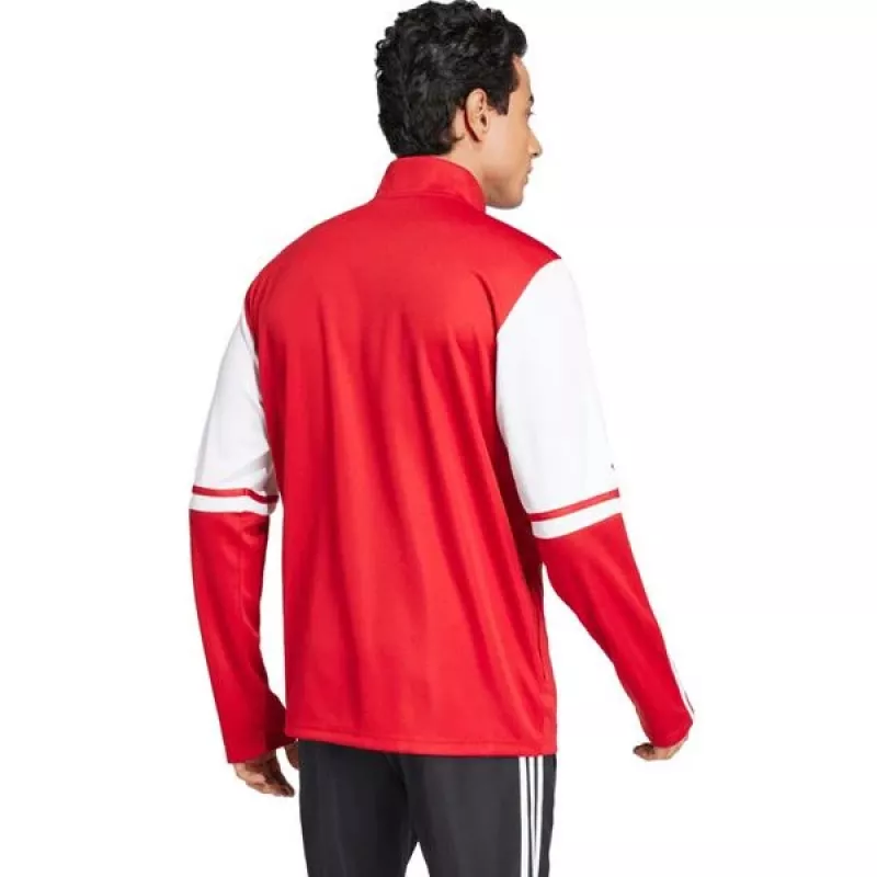 adidas Squadra 25 felpa allenamento uomo rosso/bianco JD2979 S