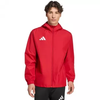 adidas Entrada 26 giacca all weather uomo rossa JZ9100 taglia S