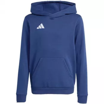 adidas Entrada 26 felpa con cappuccio bambino blu navy 140cm JZ6567