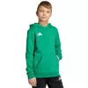 adidas Entrada 26 felpa con cappuccio bambino JZ6563 Team Green 152 cm